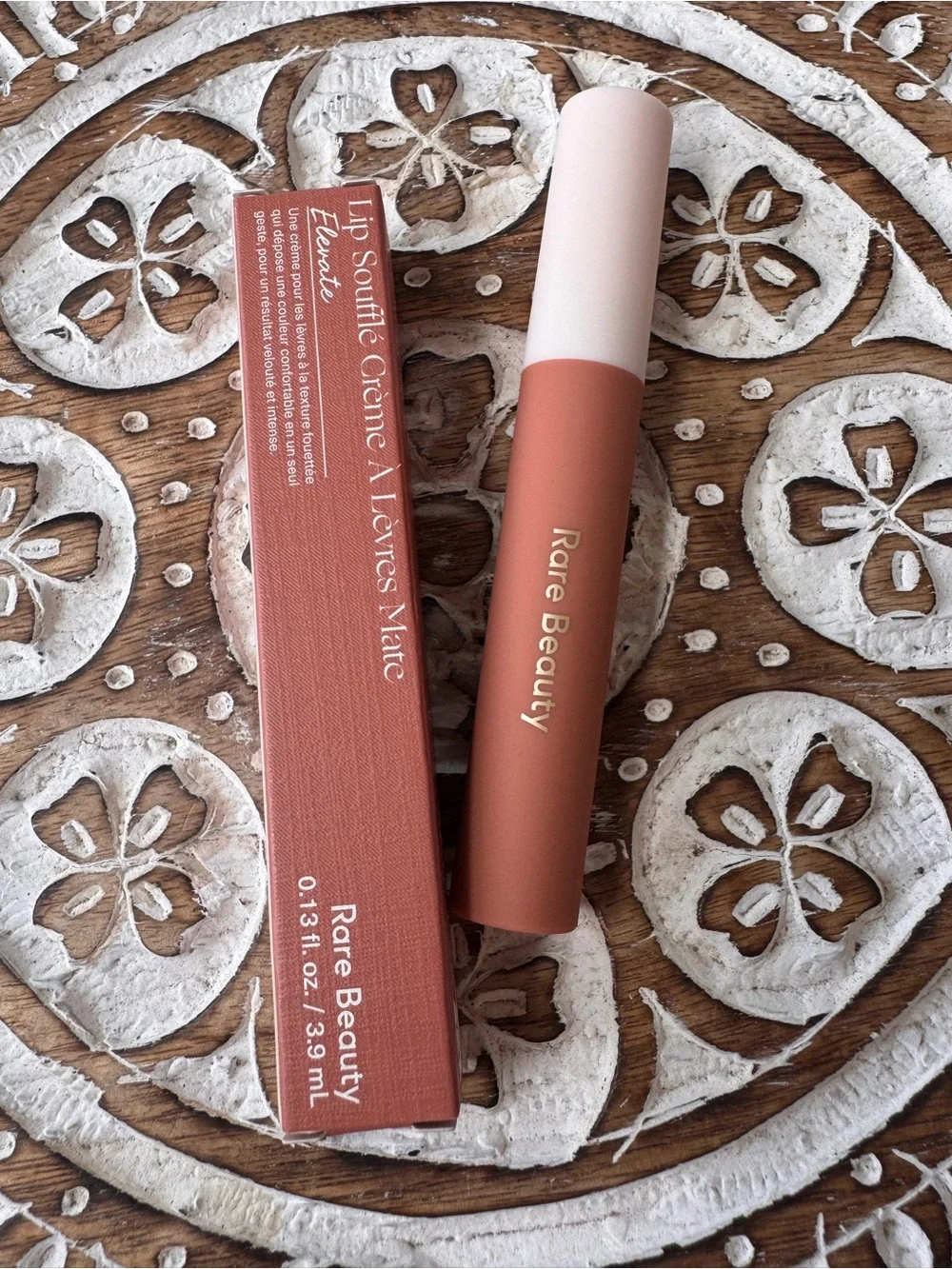 Rare Beauty Lip Souffle Matte Lip Cream Brave 3.9ml Muted Terracotta New